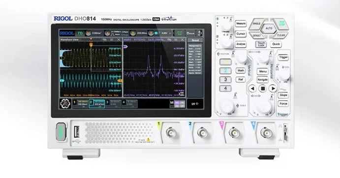 Digital Oscilloscope DHO802/DHO804/DHO812/DHO814 2/4Channel 70/100MHz 12 Bit 1.25GSa/Sec 25MPts Depth