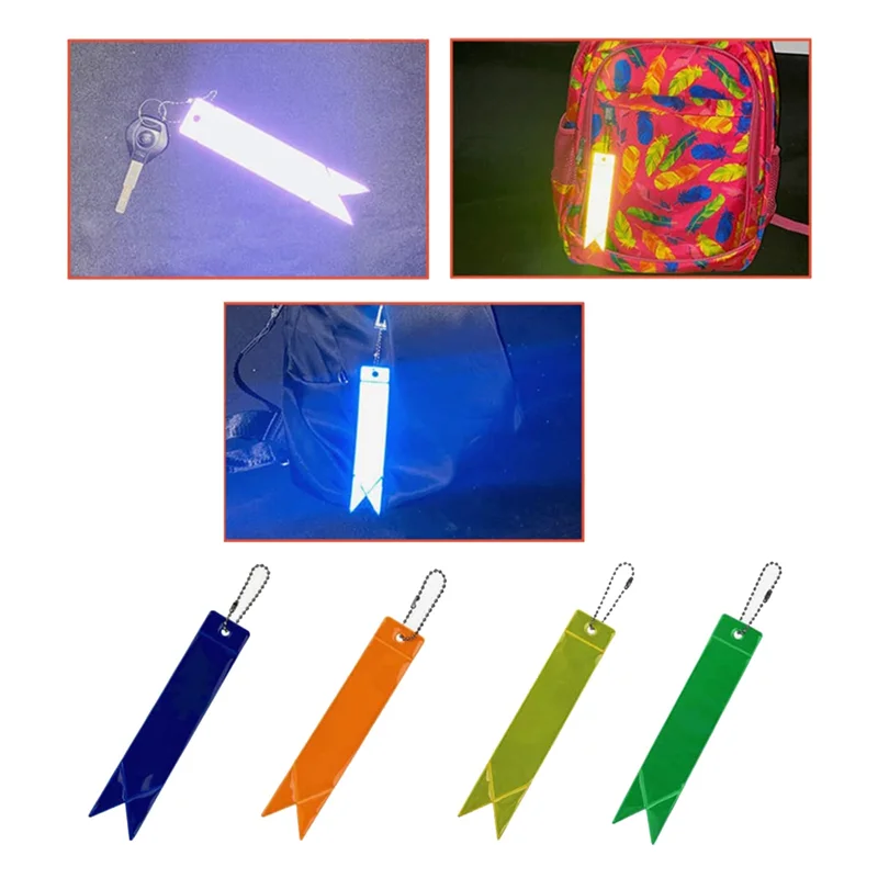 

YHOLI-30PCS Подвеска со светоотражающей лентой для школьной сумки, рюкзака, езды на велосипеде, прогулок, бега