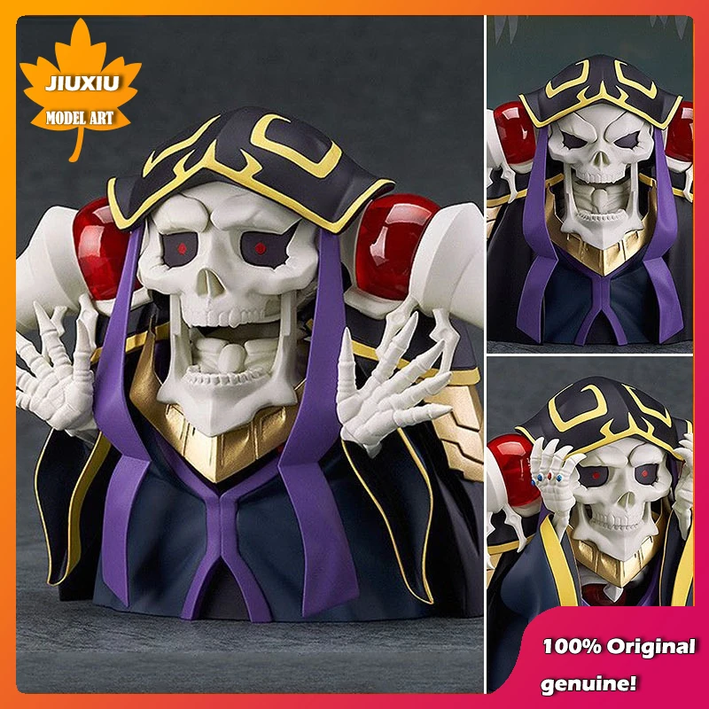 100% Original: Anime Overlord Ainz Ooal Gown Q version figma  Action Figure Anime Figure Model Toys Figure Collection Doll Gift