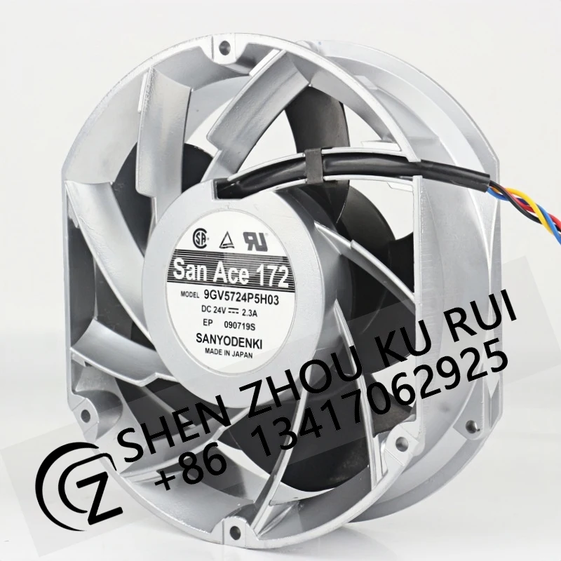 Sanyo 24V 2.3A AC EC 17251 Large air volume violent axial flow inverter 9GV5724P5H03 Cooling fan