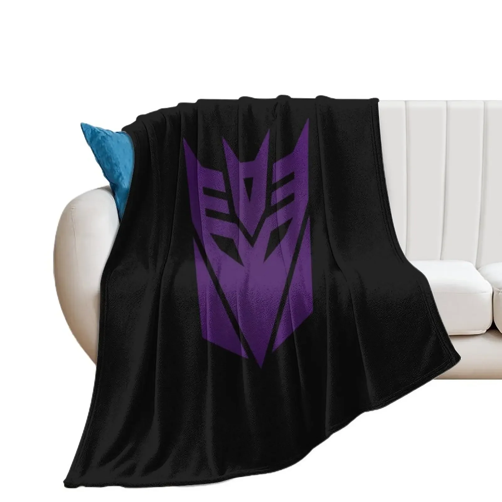 Decepticons Logo Throw Blanket Thin Soft Beds heavy to sleep Flannel Blankets