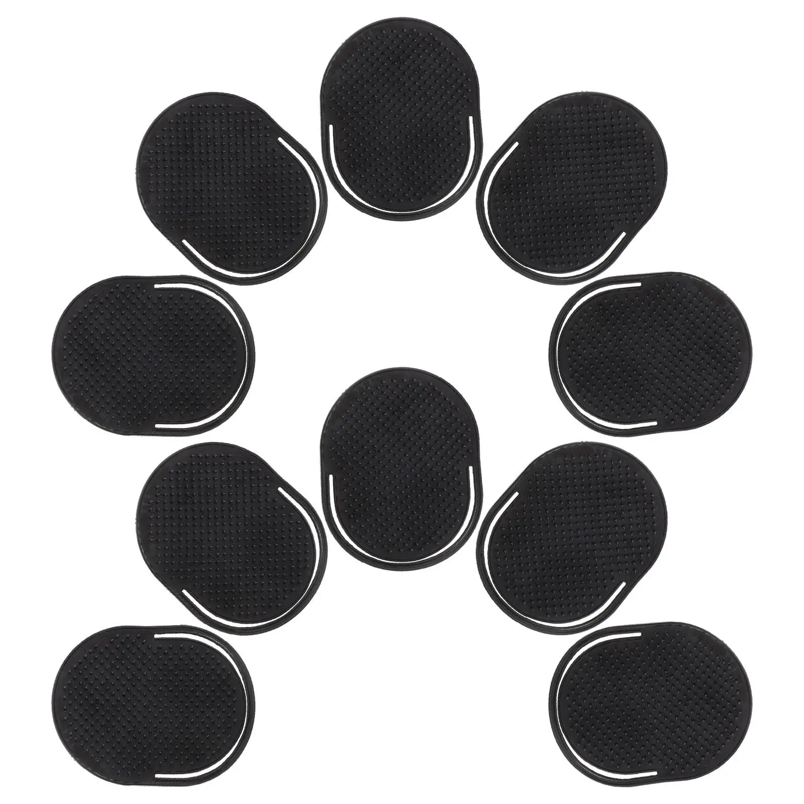 10Pcs Palm Comb Hair Wash Brush Shampoo Scalp Massager Oval Shape Hair Washing Scrubbing Brush Shower Home Use
