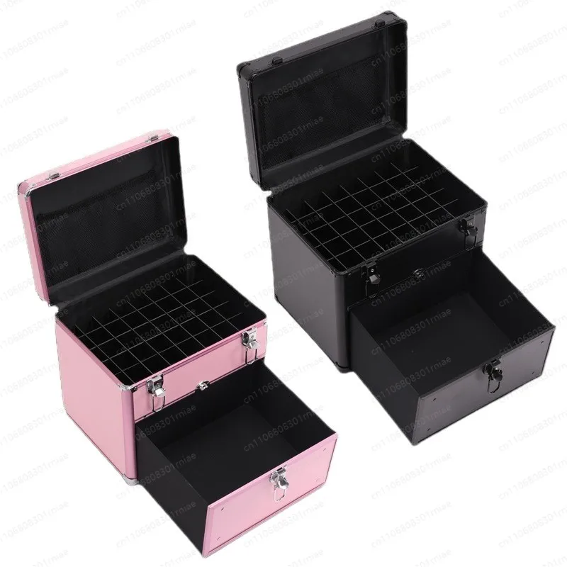 

Large Capacity Portable Toolbox Aluminum Alloy Hairdressing Toolbox Multifunctional Toolbox
