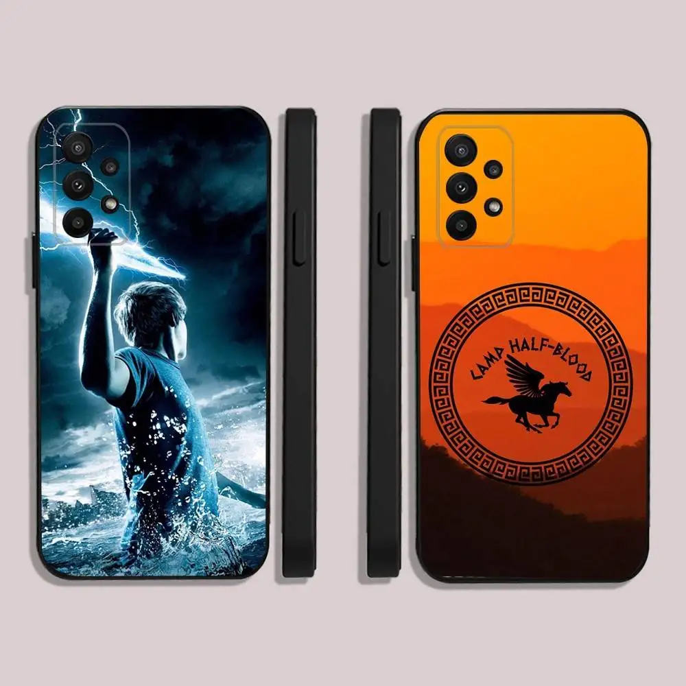 

P-Percy JacksonS Phone Case For Samsung S25,23,22,30,24,10,9,Ultra,Plus,Lite,FE,5G Black Soft Case