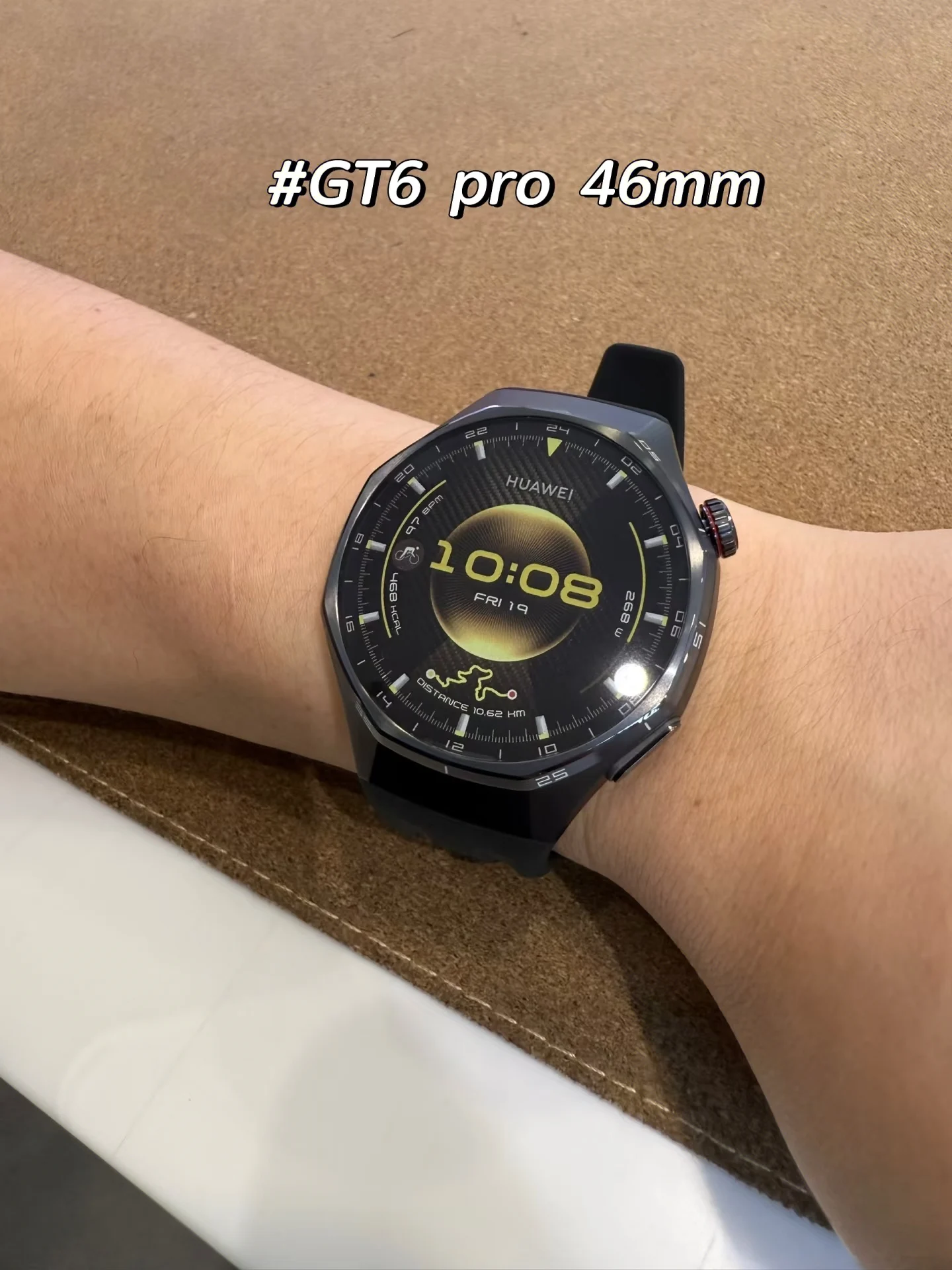 ساعة هواوي GT 6 Pro 46 ملم GPS Smartwatch 1.47 بوصة AMOLED تعمل باللمس، ما يصل إلى 21 يومًا من الاستقلال، مستوى احترافي لركوب الدراجات، NFC، #6