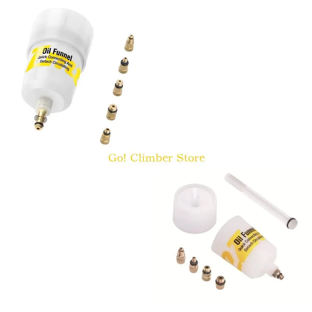 Q84C Oil Bleeder Set Bike Brake Oil Care Set for Workshop Service and Routine Use