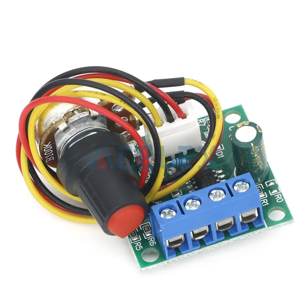 PWM Motor Speed Controller Automatic DC Motor Regulator Control Module Low Voltage DC 1.8V to 15V 2A