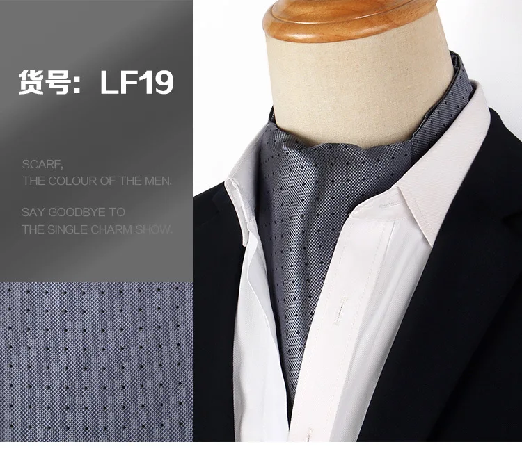 Jacquard Blumen Paisley Cashew Krawatte Hochzeit formale Krawatte Ascot Scrunch selbst britischen Gentleman Polyester Krawatte für Männer Luxus – Detail 20