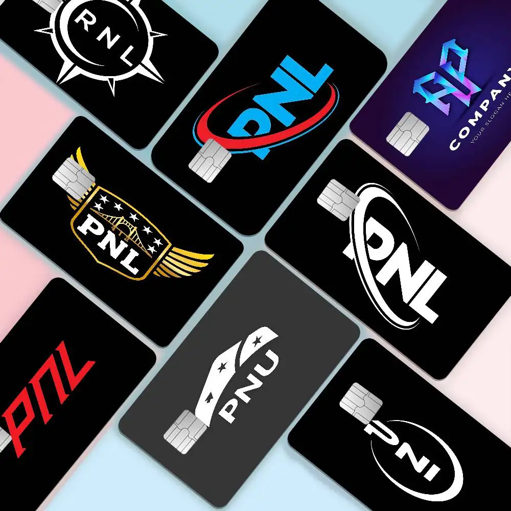 Rap P-PNL Album Logo Game Anime Sticker Film Skin Cover Case For Small Large No Chip Debit Credit Card Front Side