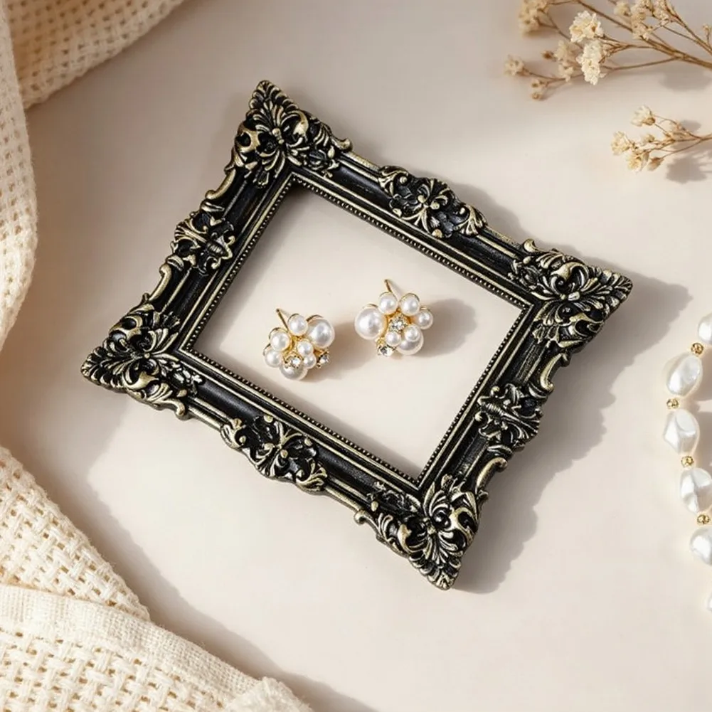 For Festive Cheer Setting Halloween Photo Frame Festive Decor Frame Long-lasting Resin Material Compact Desktop Design