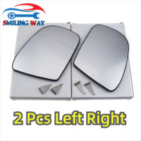 2 Pcs Heated Left & Right Driver Passenger Rearview Mirror Glass For Mercedes-Benz ML320 ML350 ML500 GL320 GL450 R320 R350 R500