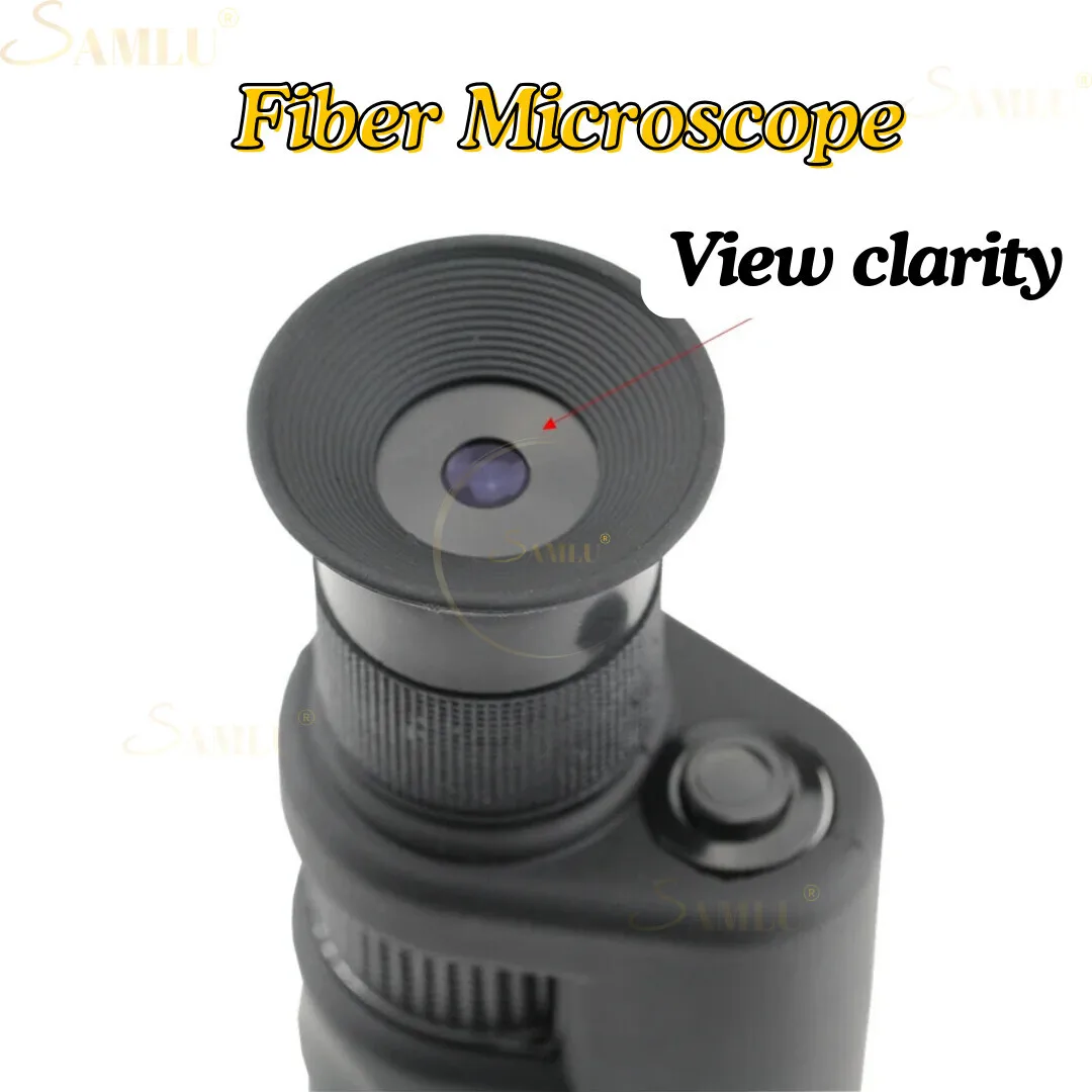 

400X Fiber Optic Inspection Microscope Hand Held Hand held opticalCoaxial illumin fiber ceramic end face detector