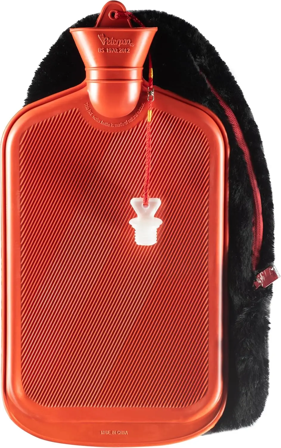 

Rubber Hot Water Bottle with Cover, Size: XXX-Large, Hot Water Bottles for Pain Relief, BPA & PVC Free, 100 Fl Oz Capac