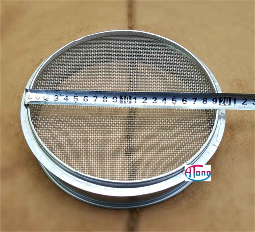 304 Stainless Steel Dia. 20cm Lab Test Sieve Wire Mesh Filter Various Mesh Count