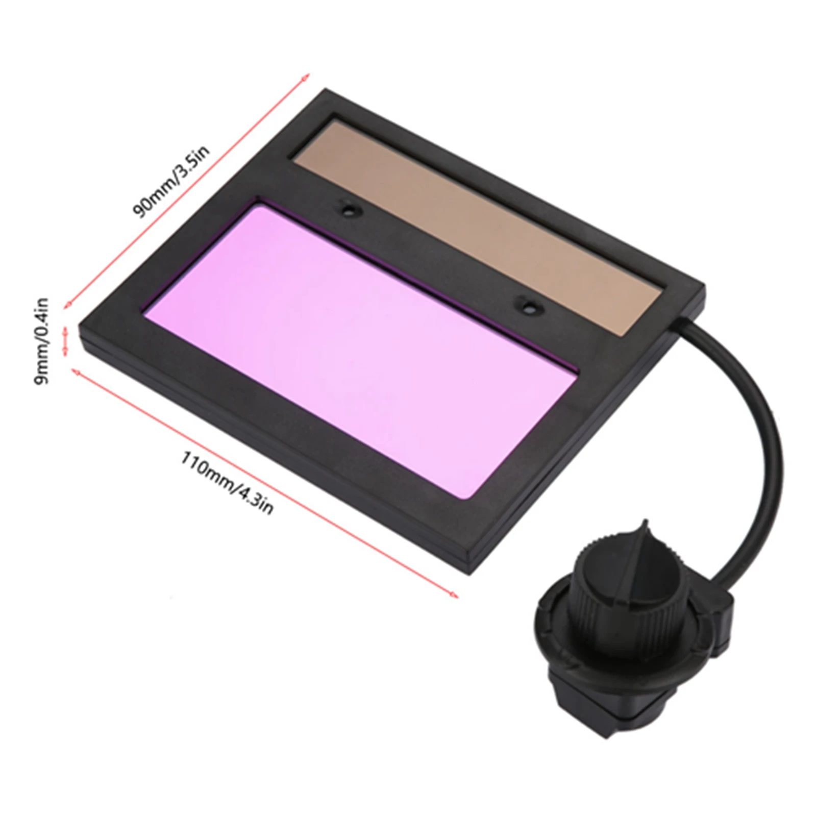 Lente de soldagem com escurecimento automático, lente de capacete de soldagem tx500c 110*90mm, painel solar, lente de capacete de soldagem, máscara de escurecimento automático