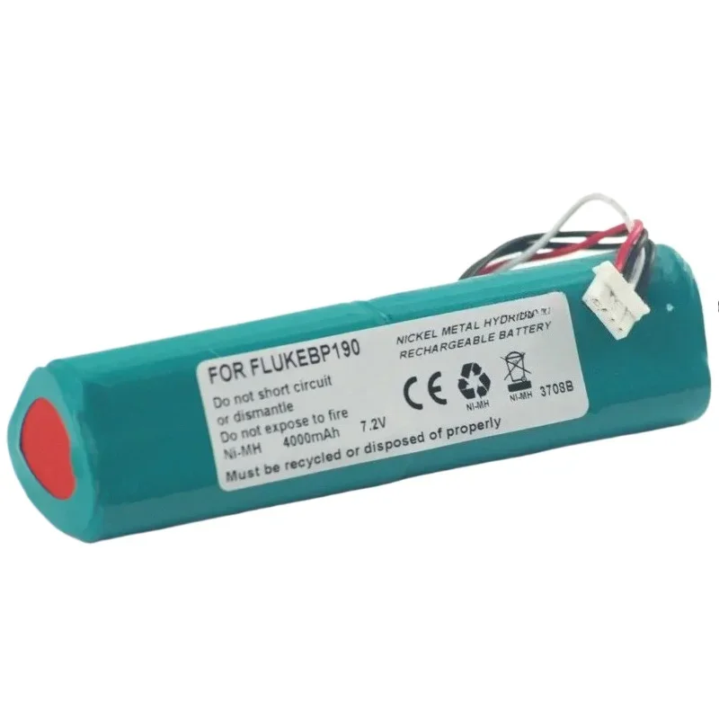 for Fluke BP190 430 435 434 199B Replacement Test Equipment Battery 7.2V 4000mAh Ni-MH Battery