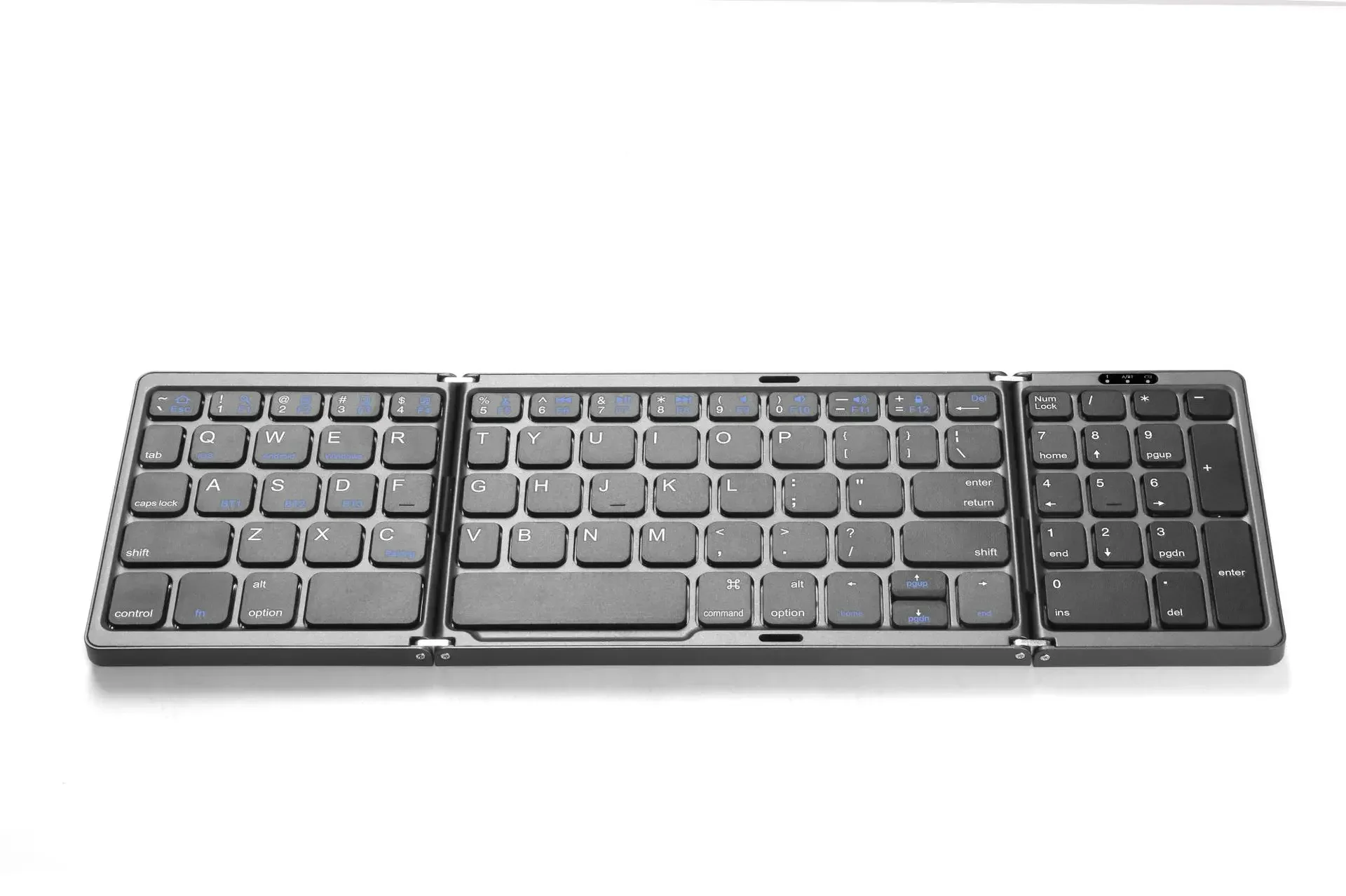 Folding Bluetooth KeyboardS Mobile Tablet Notebook Office Mini Wireless Keyset 3 Folding Keyboard Portable Folding Keyboard