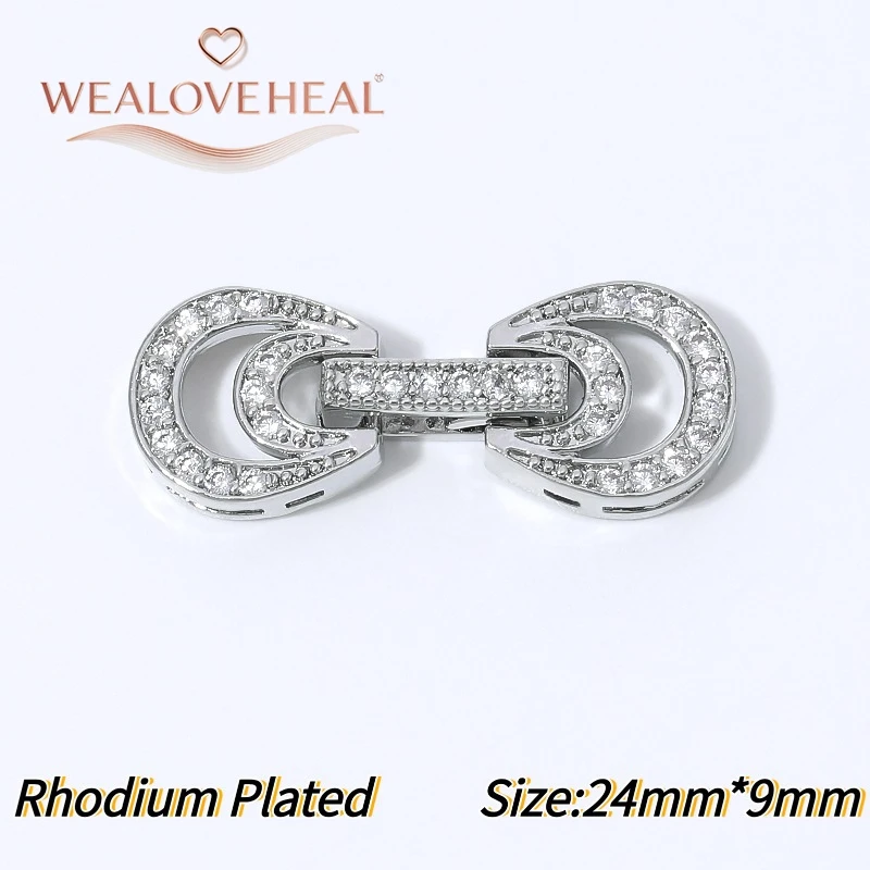 18K vergoldeter Messing-Blumenperlen-Verbinder, Mikro-Pavé-Zirkonia für DIY-Armband- und Halsketten-Schmuckherstellung. – Detail 32