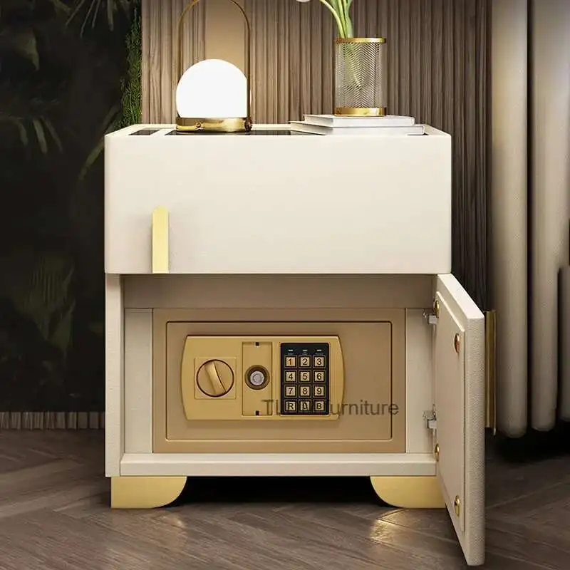 

Storage Bedroom Nightstand Modern Minimalist Luxury European Nightstand Drawer Aesthetic Comodini Camera Da Letto Furniture