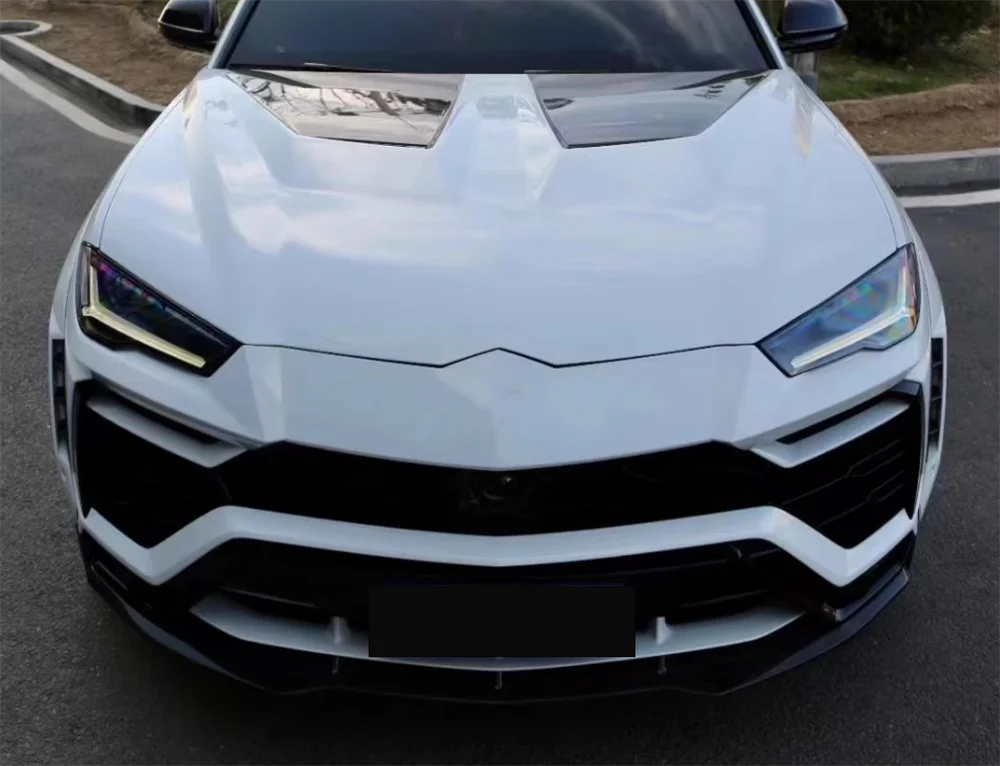 1016 Style Wide Body Kit for Lamborghini urus Carbon fiber body kit urus Carbon Fiber Front Lip Diffuser Spoiler Hood Wide-body