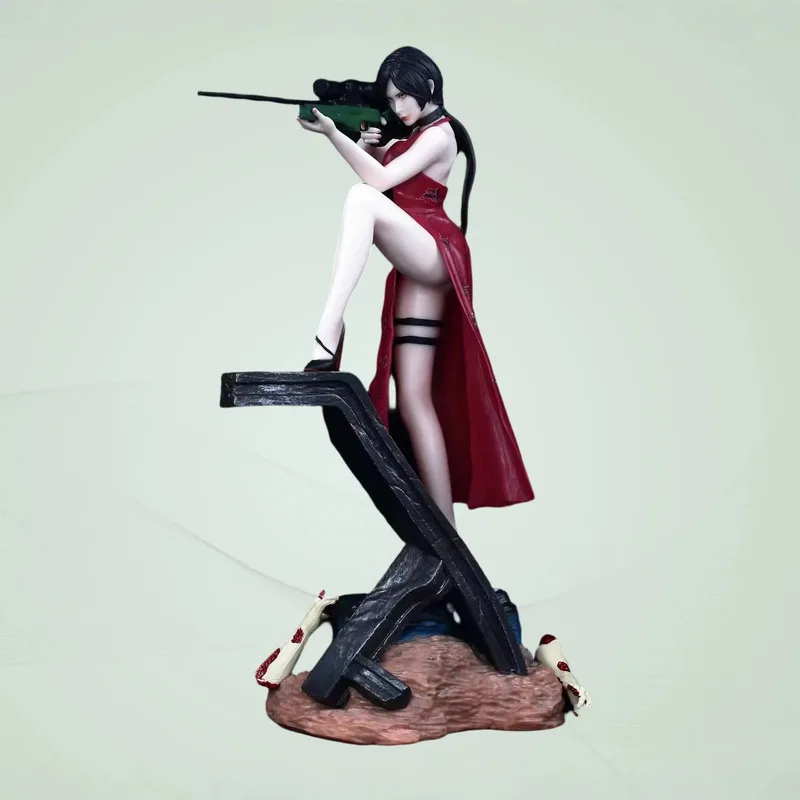 Ada Wong Sniper Standing Anime Figure Pvc Collectible Statue Game Peripheral Desktop Decor Adult Collection Model