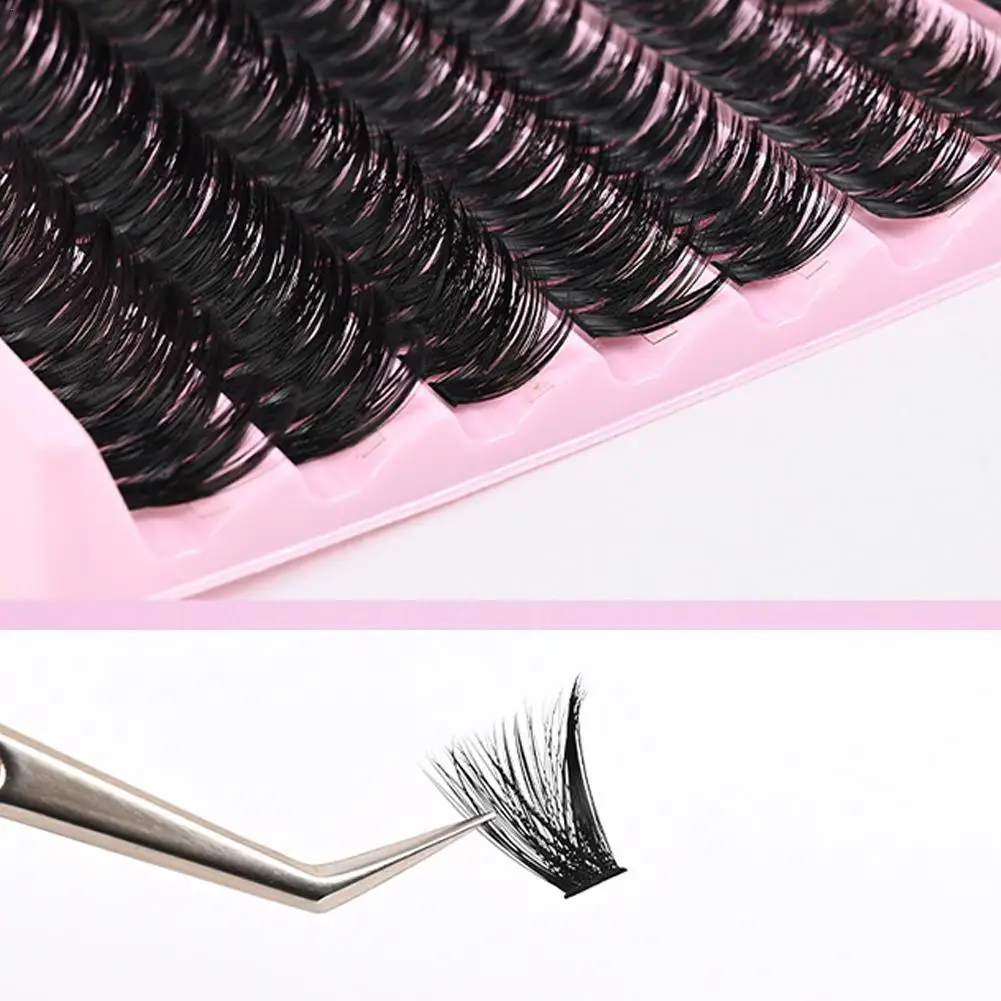 

30D/40D/50D/60D/80D Individual Lashes Book Clusters Extensions False Eyelash DIY at Home Cluster Eyelash Extensions Makeup