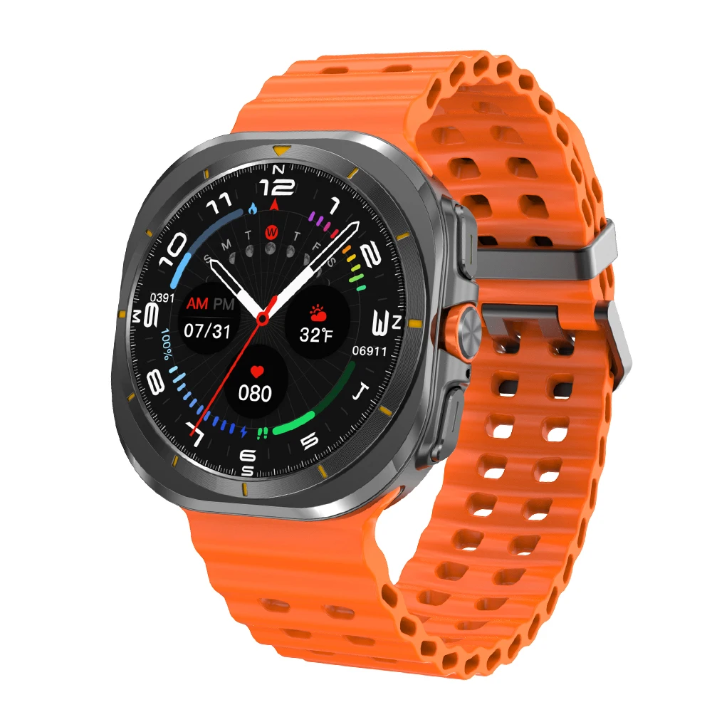 

2024 1.5-inch BT Call Compass Sports Music Playback Sports Smartwatch