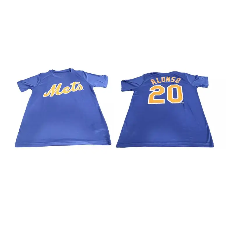 

Hot Men's New Yo-rk Met-s Pete Alonso Royal T Shirt Size S-5XL 2 Side CG2515