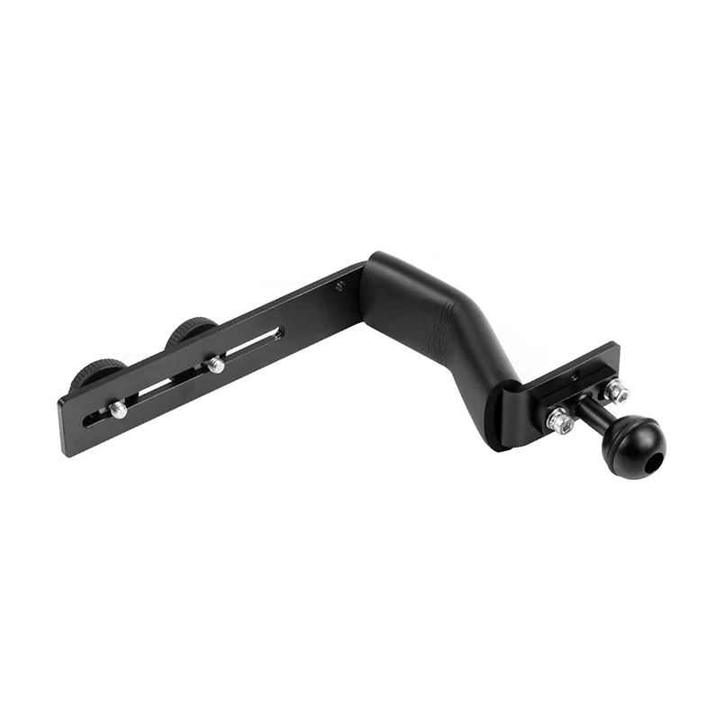Portable Z Shape Single Handle Tray Bracket for Gopro 13 12 DSLR Camera Holder Hand Grip Diving Extension Arm Flash Light Stand