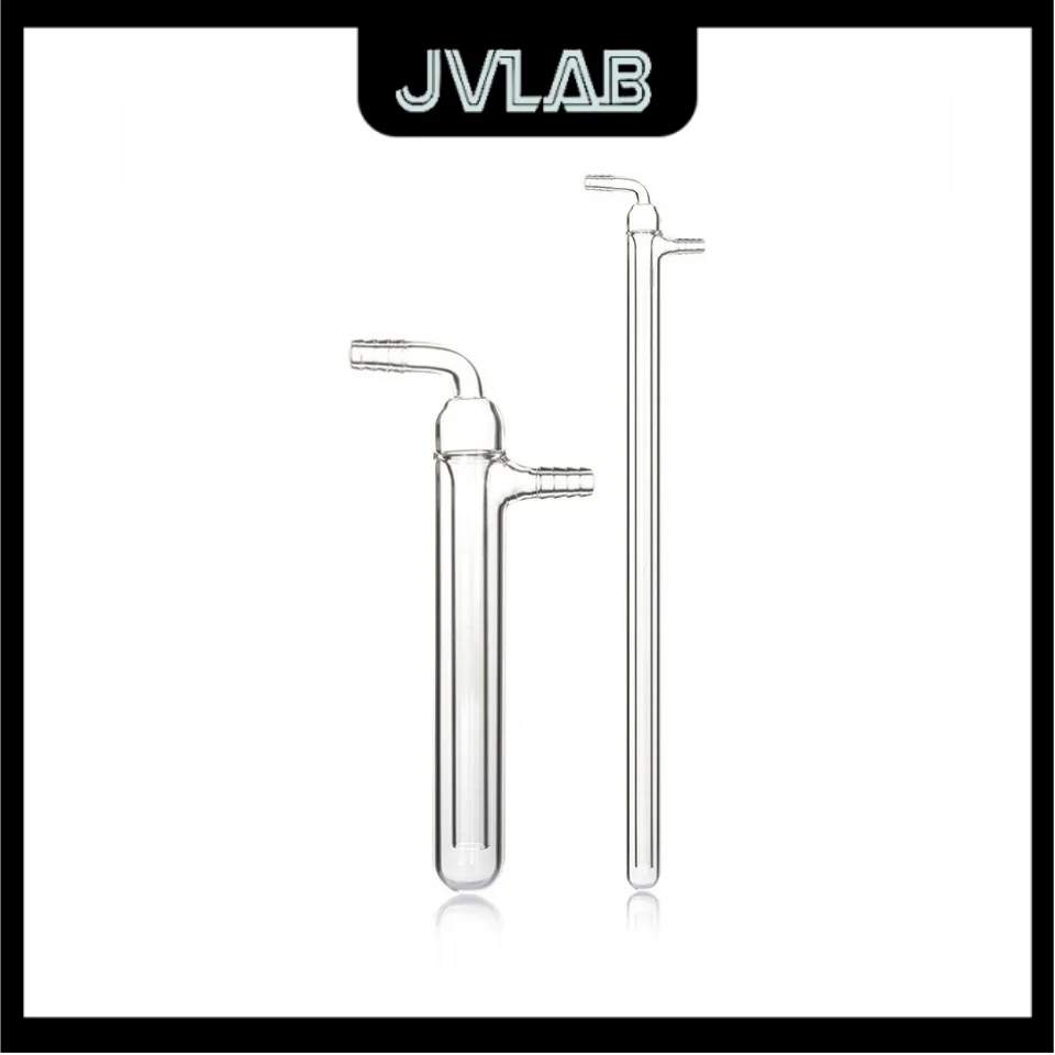 

High Borosilicate Glass Oil Bubble Vent Tube – 185/500mm Tower Mouth for Gas Flow Velocity Observation JVLAB