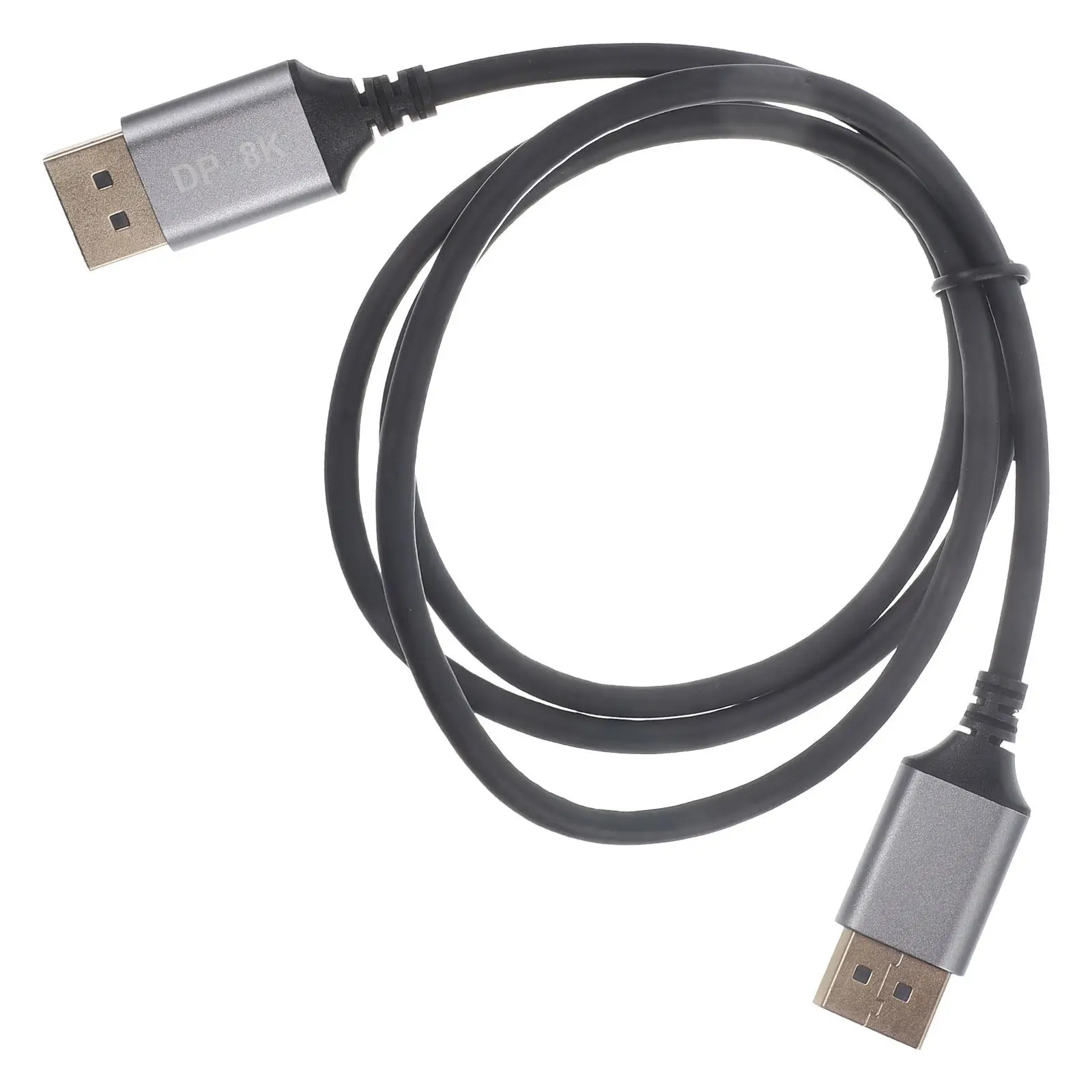 

Кабель DisplayPort 8K 60 Гц, удлинительный, штекер-штекер, для монитора, ПК, видеокарты, стабильная передача, ультратонкий