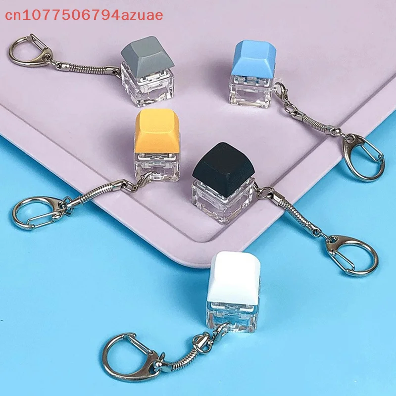 Porte-clés mécanique de décompression Merit +1 Muyu, bouton de clavier, capuchon de touche, pendentif, jouet anti-stress universel