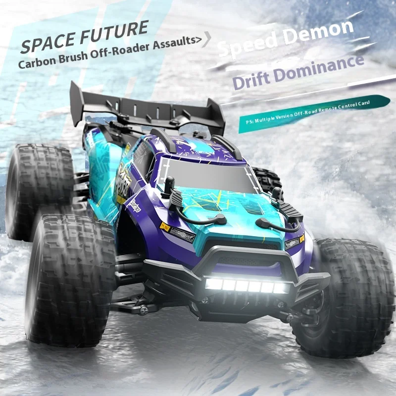 

Suchiard 18101 1:18 Brushed RC Car 4WD High Speed Remote Control Monster Truck Off Road Crawler Buggy Model Toy