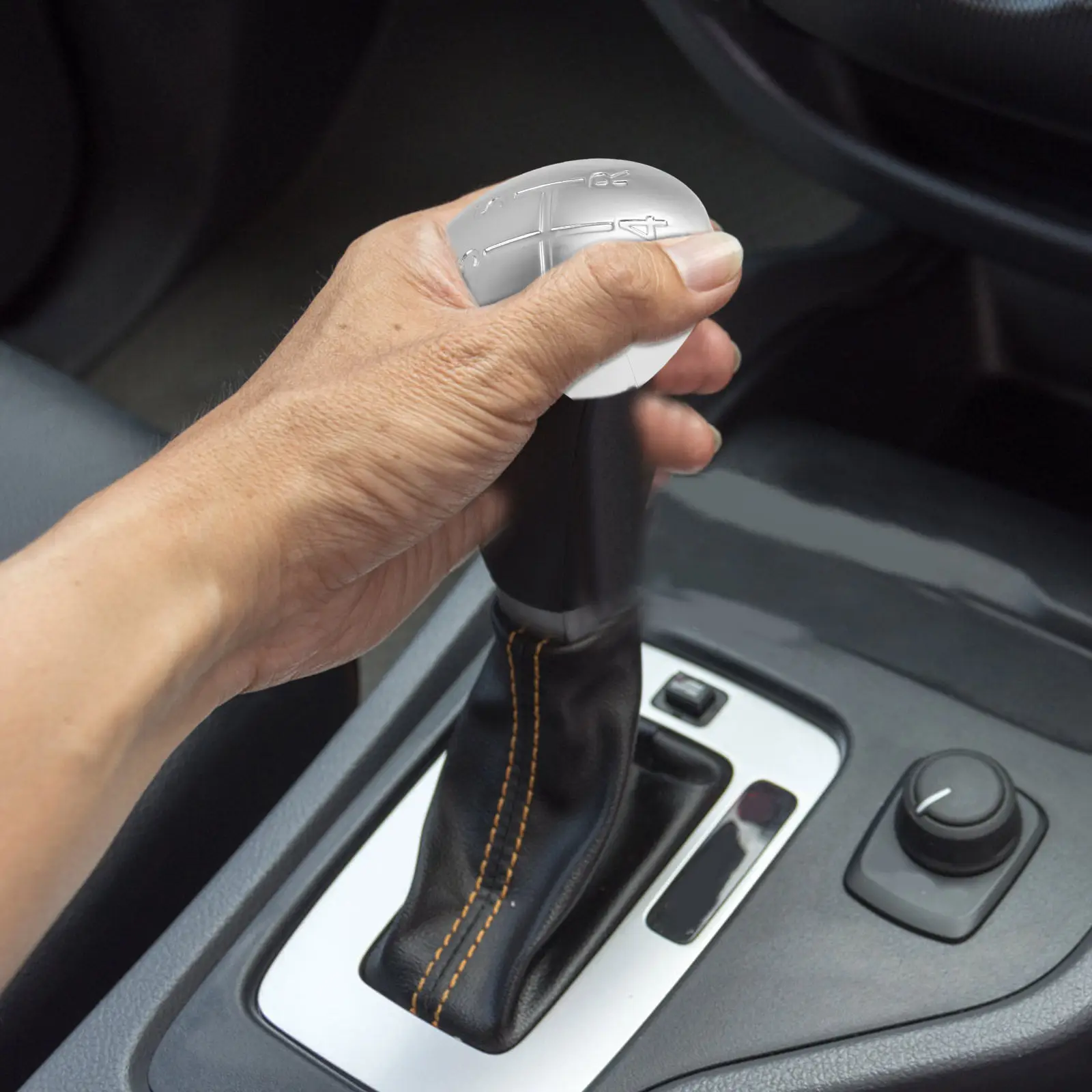 Car Gear Shift Knob Cap Manual 5-Speed Sleek Design Automotive Stick Lever Replacement Part Accessory for Vehicle Interior