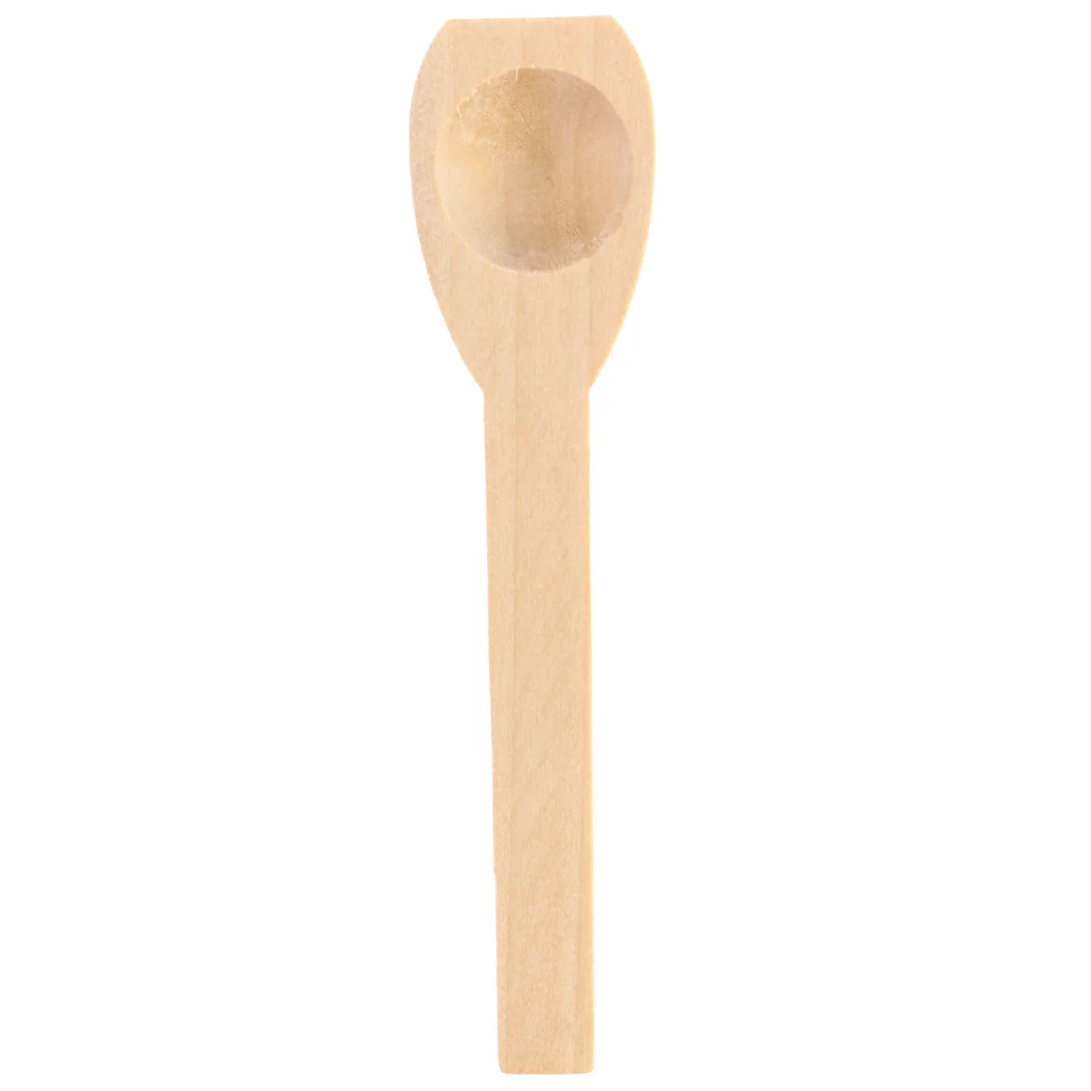 

Empty 200g Bath Salt Bottle ABS Plastic Jar Lightweight Spice Container with Wooden Cork Spoon for DIY Cosmetics