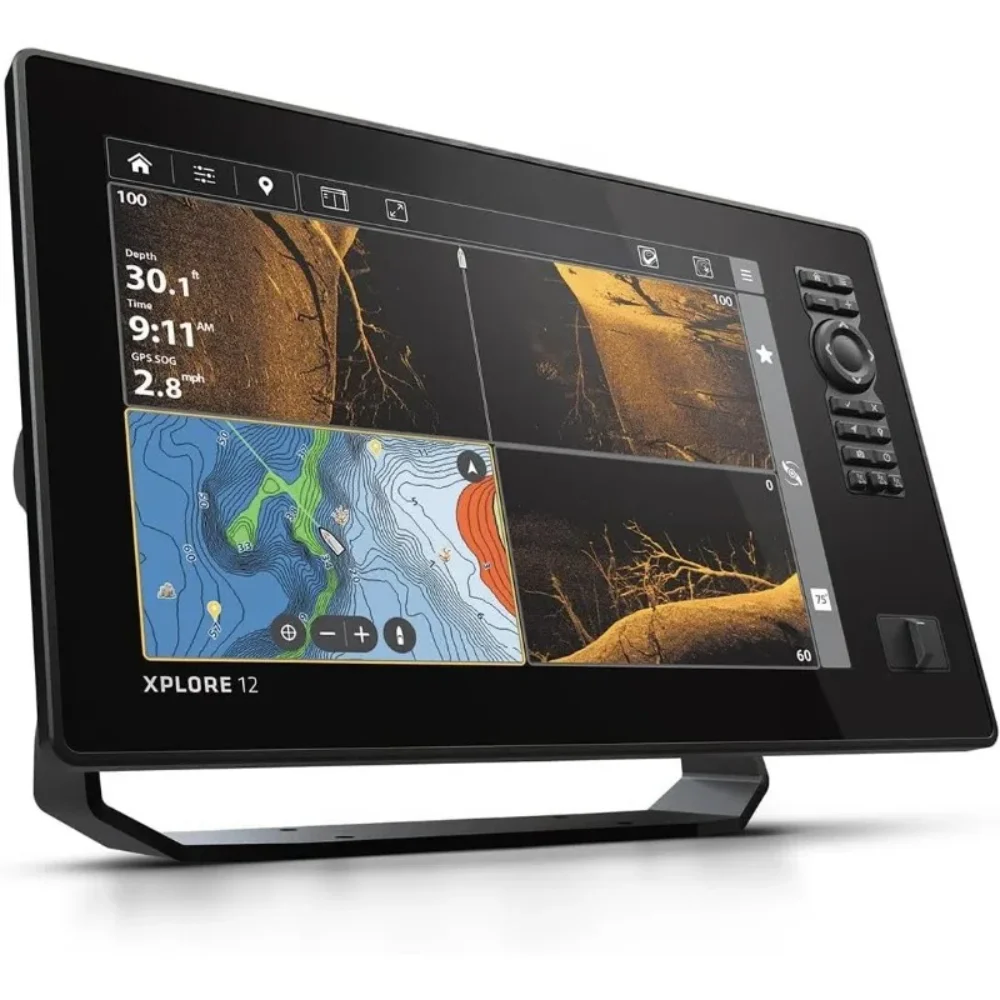 Elettronica per auto e veicoli GPS Fish Finder MEGA Side Imaging+ e display touchscreen HD