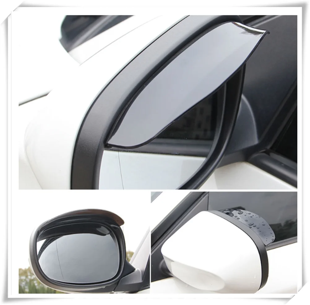 Car sticker rearview mirror rain shield for Volvo C30 S80L C70 V50 S40 XC90 XC XC70 ReCharge Heico