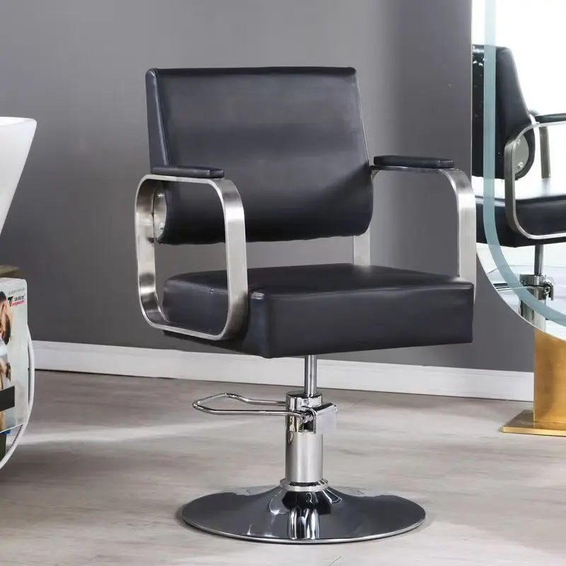 Direct Factory Wholesale Waterproof Barber Chair Adjustable Height Furniture Beauty Salon Barber Chair