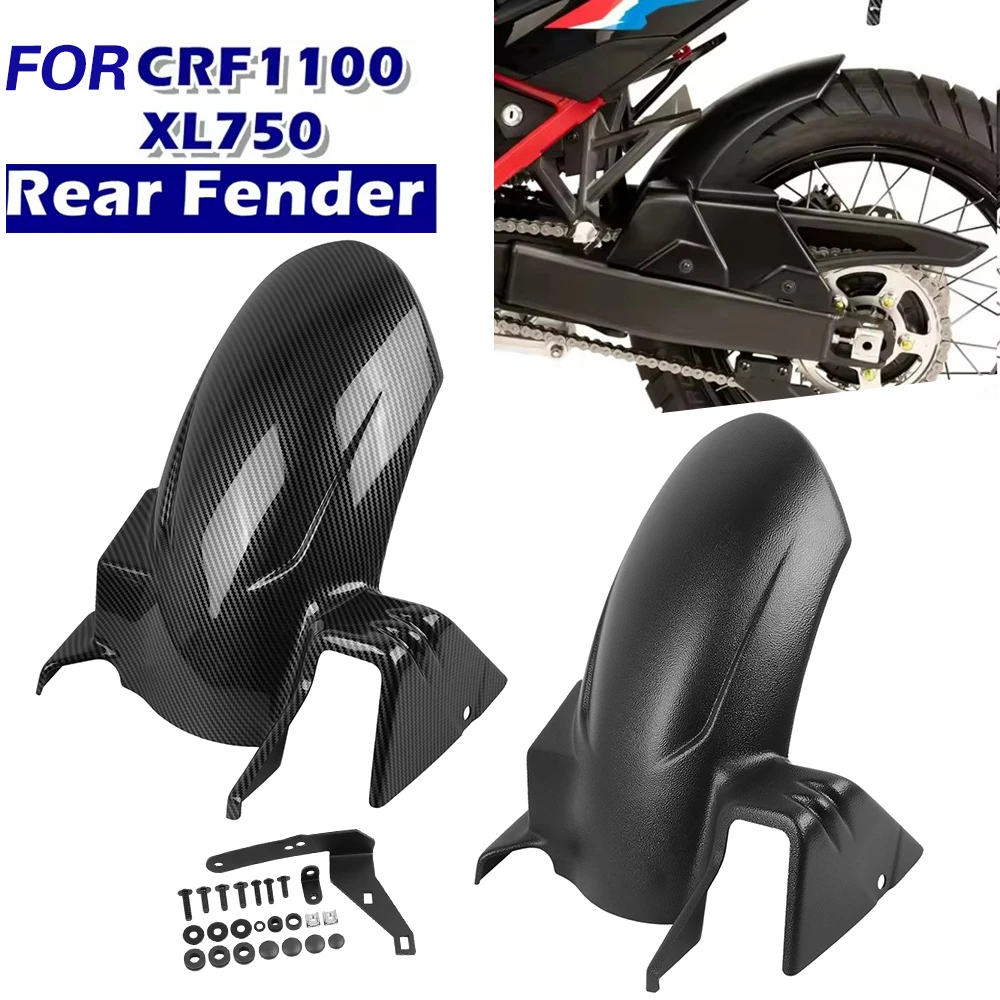 

For Honda CRF 1100L CRF1100L Africa Twin Adventure Sports 2020-2025 XL750 TRANSALP 2024 Hugger Rear Fender Mudguard Splash Guard