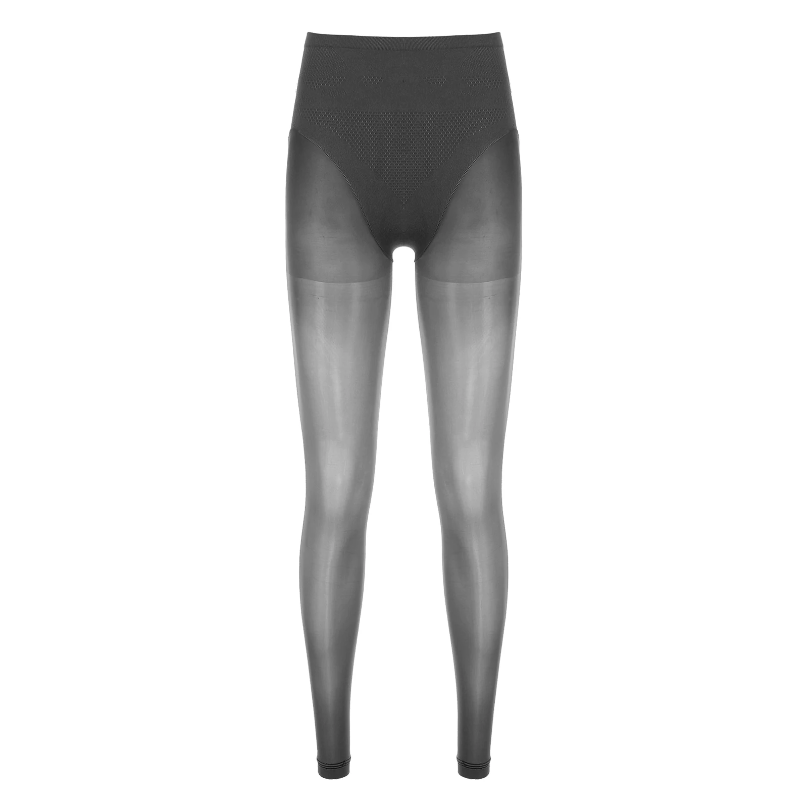 Womens Shiny Opaque Hollow Out Lange Broek Leggings Elastische Hoge Taille Open Kruis Panty Panty Kousen