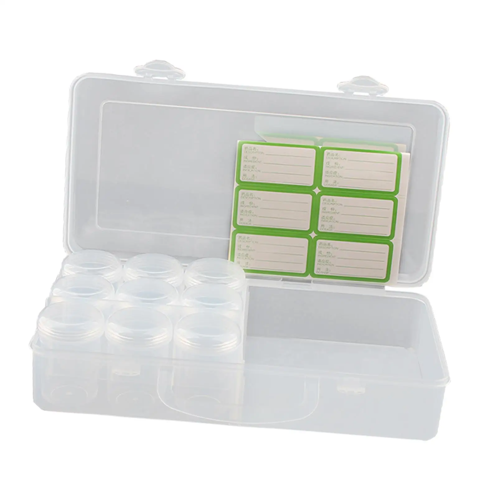 Seasoning Box Storage Case Tablet Dispenser Medicine Box Pill Container for Kitchen Camping Outdoor Restaurant Barbecue Utensils