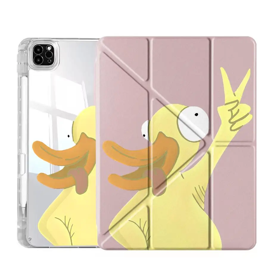 Tablet Case For iPad Pro 11th 10th 9th 8th 7th 12.9inch Mini 6 7 Pro 2025 Air 4 5 M3 M2 1 2 M4 11inch Y-Fold Holder Cover Dumb