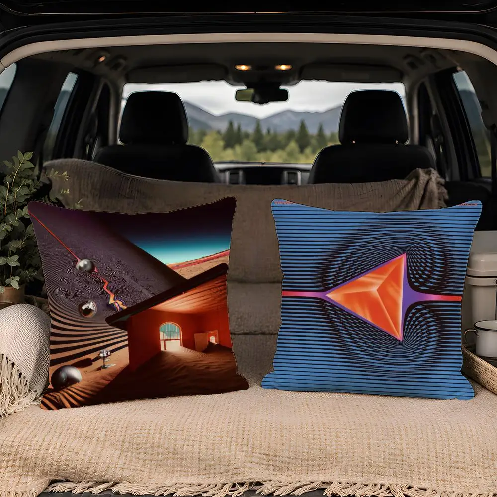 T-Tame Impala Band Comfortable Velvety Feel Studio Stylish Cushion Minimalist Clear Printed Pattern Cover