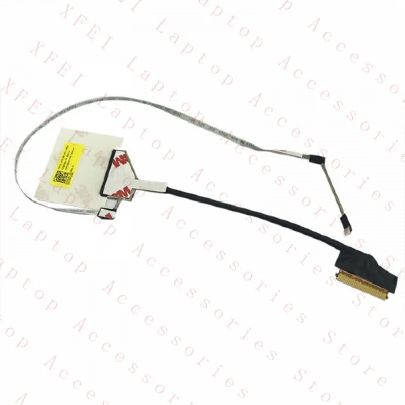 F 40Pin UHD LCD Screen Video Display Cable For HP Air 5 Plus 17-CB DC02C00LT00