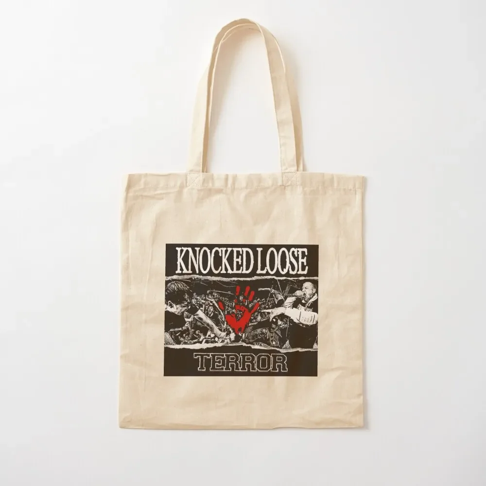 Knocked Loose Art Tote Bag Handbags women shopping cart bags university shopper bag Tote Bag