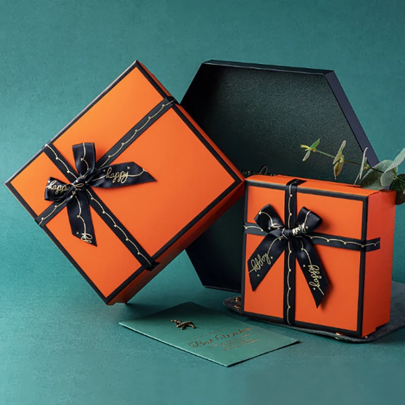 Orange Bow Gift Box…