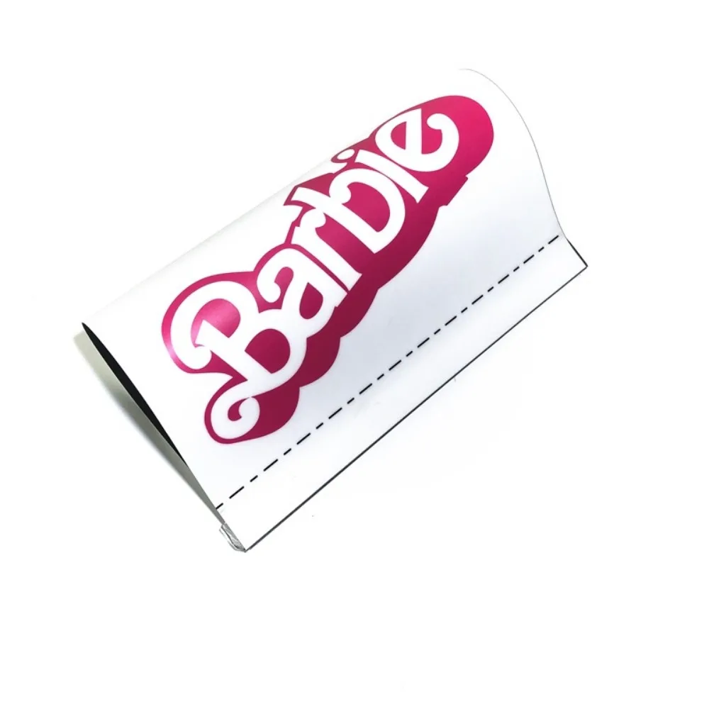 Cartoon Cute Barbie Car Rear Stickers Waterproof Label Decoration Accessories Auto Door Sticker Creativity Decorative