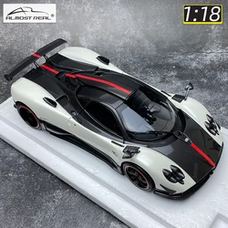 Almost Real AR 1/18 Pagani Zonda Cinque Coupe 2009  Bianco Benny  Metal model car  Give a friend a birthday present