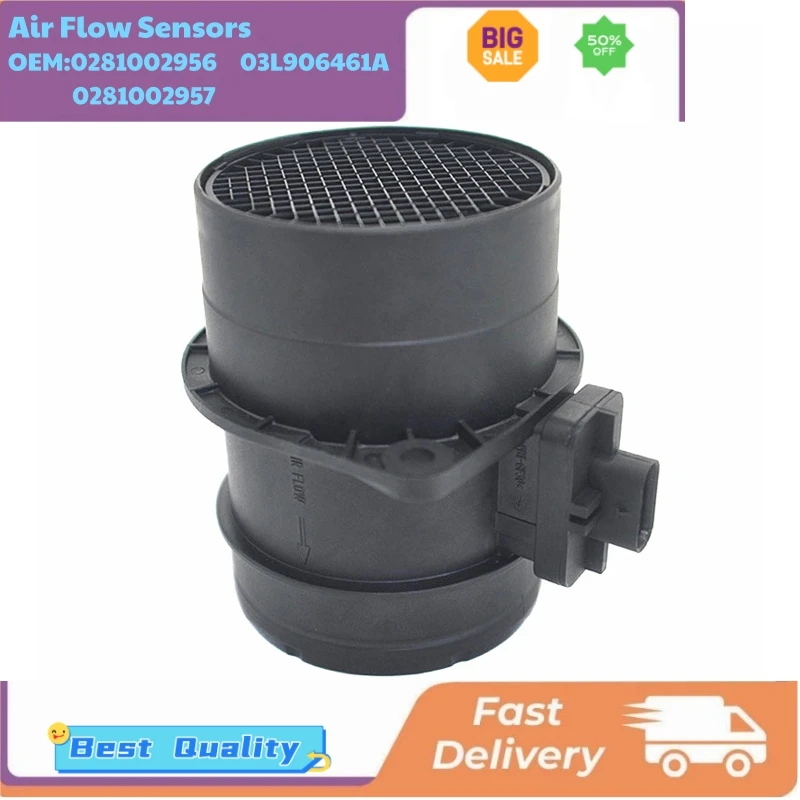 

0 281 002 956 0281002956 03L906461A 0281002957 Датчики массового расхода воздуха для Audi A1 A3 A4 A5 A6 Q3 Q5 VW Golf Jetta Passat Diesel