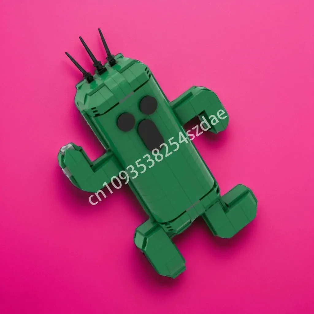 

450pcs MOC Finalss Fantasyes Cactuar Building Blocks Birthday Christmas toy Gift Birthday creative Christmas toy Gift
